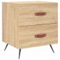 vidaXL Nachttisch Sonoma-Eiche 40x35x47,5 cm Holzwerkstoff vidaXL Nachttisch Sonoma-Eiche 40x35x47,5 cm Holzwerkstoff