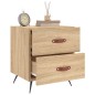 vidaXL Nachttisch Sonoma-Eiche 40x35x47,5 cm Holzwerkstoff vidaXL Nachttisch Sonoma-Eiche 40x35x47,5 cm Holzwerkstoff