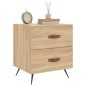 vidaXL Nachttisch Sonoma-Eiche 40x35x47,5 cm Holzwerkstoff vidaXL Nachttisch Sonoma-Eiche 40x35x47,5 cm Holzwerkstoff