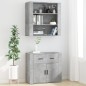 vidaXL Highboard Betongrau Holzwerkstoff vidaXL Highboard Betongrau Holzwerkstoff