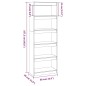vidaXL Bücherregal/Raumteiler Honigbraun 60x30x167,5 cm Kiefernholz vidaXL Bücherregal/Raumteiler Honigbraun 60x30x167,5 cm Kiefernholz