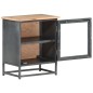 vidaXL Nachttisch Grau 40x30x50 cm Massivholz Akazie vidaXL Nachttisch Grau 40x30x50 cm Massivholz Akazie