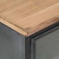 vidaXL Nachttisch Grau 40x30x50 cm Massivholz Akazie vidaXL Nachttisch Grau 40x30x50 cm Massivholz Akazie