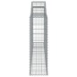 vidaXL Gabionen mit Hochbogen 30 Stk 300x30x100/120cm Verzinktes Eisen vidaXL Gabionen mit Hochbogen 30 Stk 300x30x100/120cm Verzinktes Eisen