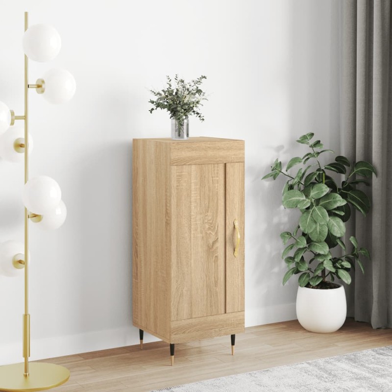 vidaXL Sideboard Sonoma-Eiche 34,5x34x90 cm Holzwerkstoff vidaXL Sideboard Sonoma-Eiche 34,5x34x90 cm Holzwerkstoff