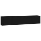 vidaXL TV-Wandschränke 2 Stk. Schwarz 100x34,5x40 cm vidaXL TV-Wandschränke 2 Stk. Schwarz 100x34,5x40 cm
