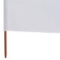 vidaXL 9-teiliges Windschutzgewebe 1200 x 160 cm Sandweiß vidaXL 9-teiliges Windschutzgewebe 1200 x 160 cm Sandweiß
