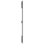 vidaXL Wand-Kopfteil Grau 95,5x3x110 cm Massivholz Kiefer