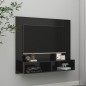 vidaXL TV-Wandschrank Schwarz 102x23,5x90 cm Holzwerkstoff vidaXL TV-Wandschrank Schwarz 102x23,5x90 cm Holzwerkstoff