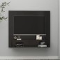 vidaXL TV-Wandschrank Schwarz 102x23,5x90 cm Holzwerkstoff vidaXL TV-Wandschrank Schwarz 102x23,5x90 cm Holzwerkstoff