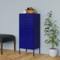 vidaXL Lagerschrank Marineblau 42,5x35x101,5 cm Stahl vidaXL Lagerschrank Marineblau 42,5x35x101,5 cm Stahl