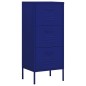 vidaXL Lagerschrank Marineblau 42,5x35x101,5 cm Stahl vidaXL Lagerschrank Marineblau 42,5x35x101,5 cm Stahl