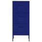 vidaXL Lagerschrank Marineblau 42,5x35x101,5 cm Stahl vidaXL Lagerschrank Marineblau 42,5x35x101,5 cm Stahl