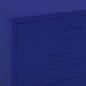 vidaXL Lagerschrank Marineblau 42,5x35x101,5 cm Stahl vidaXL Lagerschrank Marineblau 42,5x35x101,5 cm Stahl
