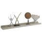 vidaXL Wandregale 4 Stk. Betongrau 60x9x3 cm vidaXL Wandregale 4 Stk. Betongrau 60x9x3 cm