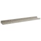 vidaXL Wandregale 4 Stk. Betongrau 60x9x3 cm vidaXL Wandregale 4 Stk. Betongrau 60x9x3 cm