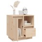vidaXL Nachttische 2 Stk. 50x34x50 cm Massivholz Kiefer vidaXL Nachttische 2 Stk. 50x34x50 cm Massivholz Kiefer
