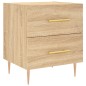 vidaXL Nachttisch Sonoma-Eiche 40x35x47,5 cm Holzwerkstoff vidaXL Nachttisch Sonoma-Eiche 40x35x47,5 cm Holzwerkstoff