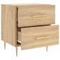 vidaXL Nachttisch Sonoma-Eiche 40x35x47,5 cm Holzwerkstoff vidaXL Nachttisch Sonoma-Eiche 40x35x47,5 cm Holzwerkstoff