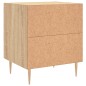 vidaXL Nachttisch Sonoma-Eiche 40x35x47,5 cm Holzwerkstoff vidaXL Nachttisch Sonoma-Eiche 40x35x47,5 cm Holzwerkstoff