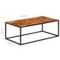 vidaXL Couchtisch 110 x 60 x 40 cm Massivholz Akazie und Stahl vidaXL Couchtisch 110 x 60 x 40 cm Massivholz Akazie und Stahl