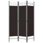 vidaXL 3-tlg. Raumteiler Braun 120 x 180 cm vidaXL 3-tlg. Raumteiler Braun 120 x 180 cm