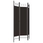 vidaXL 3-tlg. Raumteiler Braun 120 x 180 cm vidaXL 3-tlg. Raumteiler Braun 120 x 180 cm