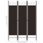 vidaXL 3-tlg. Raumteiler Braun 120 x 180 cm vidaXL 3-tlg. Raumteiler Braun 120 x 180 cm