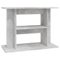 vidaXL Aquariumständer Betongrau 80x35x60 cm Holzwerkstoff vidaXL Aquariumständer Betongrau 80x35x60 cm Holzwerkstoff