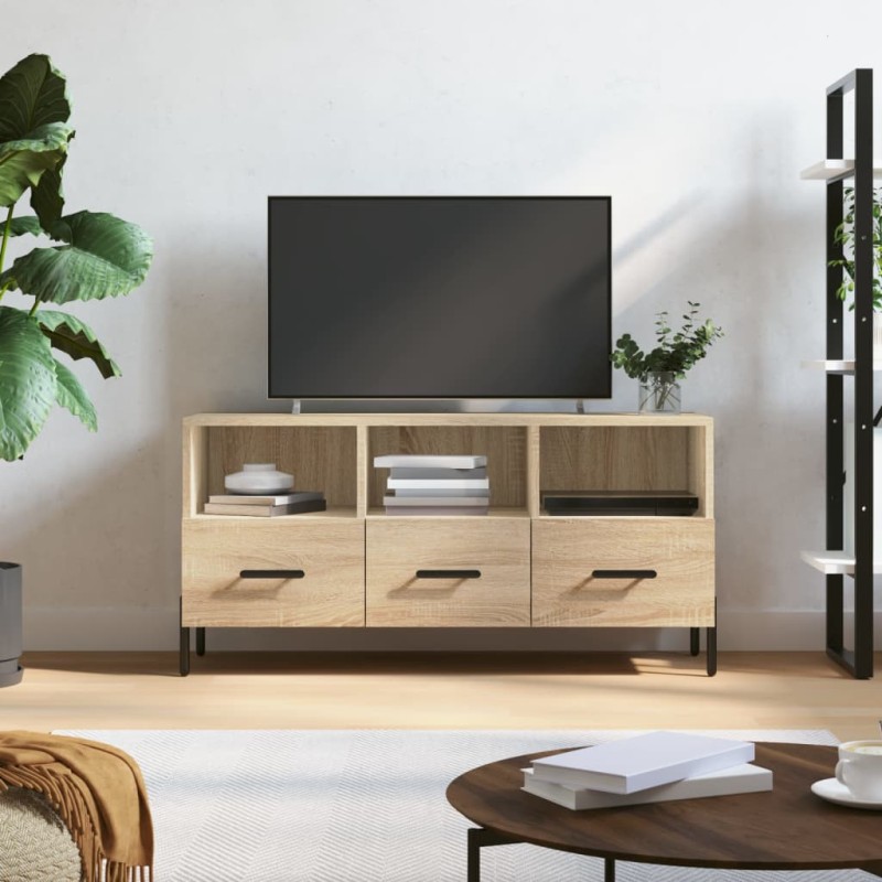 vidaXL TV-Schrank Sonoma-Eiche 102x36x50 cm Holzwerkstoff vidaXL TV-Schrank Sonoma-Eiche 102x36x50 cm Holzwerkstoff