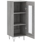 vidaXL Sideboard Grau Sonoma 34,5x34x90 cm Holzwerkstoff vidaXL Sideboard Grau Sonoma 34,5x34x90 cm Holzwerkstoff
