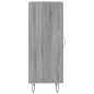 vidaXL Sideboard Grau Sonoma 34,5x34x90 cm Holzwerkstoff vidaXL Sideboard Grau Sonoma 34,5x34x90 cm Holzwerkstoff