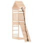 vidaXL Spielturm mit Kletterwand Massivholz Kiefer vidaXL Spielturm mit Kletterwand Massivholz Kiefer