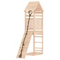 vidaXL Spielturm mit Kletterwand Massivholz Kiefer vidaXL Spielturm mit Kletterwand Massivholz Kiefer