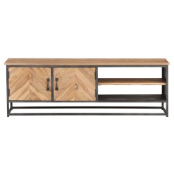 vidaXL TV-Schrank 120x30x40 cm Massivholz Akazie