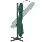 vidaXL Ampelschirm mit Doppeldach Grün 300x300 cm vidaXL Ampelschirm mit Doppeldach Grün 300x300 cm