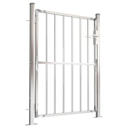 vidaXL Gartentor 100x125 cm Edelstahl