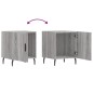 vidaXL Nachttische 2 Stk. Grau Sonoma 40x40x50 cm Holzwerkstoff vidaXL Nachttische 2 Stk. Grau Sonoma 40x40x50 cm Holzwerkstoff