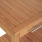 vidaXL Waschtischunterschrank Massivholz Teak 74x45x75 cm vidaXL Waschtischunterschrank Massivholz Teak 74x45x75 cm