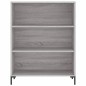 vidaXL Highboard Grau Sonoma 69,5x34x180 cm Holzwerkstoff vidaXL Highboard Grau Sonoma 69,5x34x180 cm Holzwerkstoff