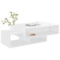 vidaXL Couchtisch Hochglanz-Weiß 105x55x32 cm Holzwerkstoff vidaXL Couchtisch Hochglanz-Weiß 105x55x32 cm Holzwerkstoff