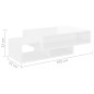 vidaXL Couchtisch Hochglanz-Weiß 105x55x32 cm Holzwerkstoff vidaXL Couchtisch Hochglanz-Weiß 105x55x32 cm Holzwerkstoff