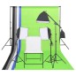 vidaXL Fotostudio-Beleuchtung Set mit Aufnahmetisch vidaXL Fotostudio-Beleuchtung Set mit Aufnahmetisch