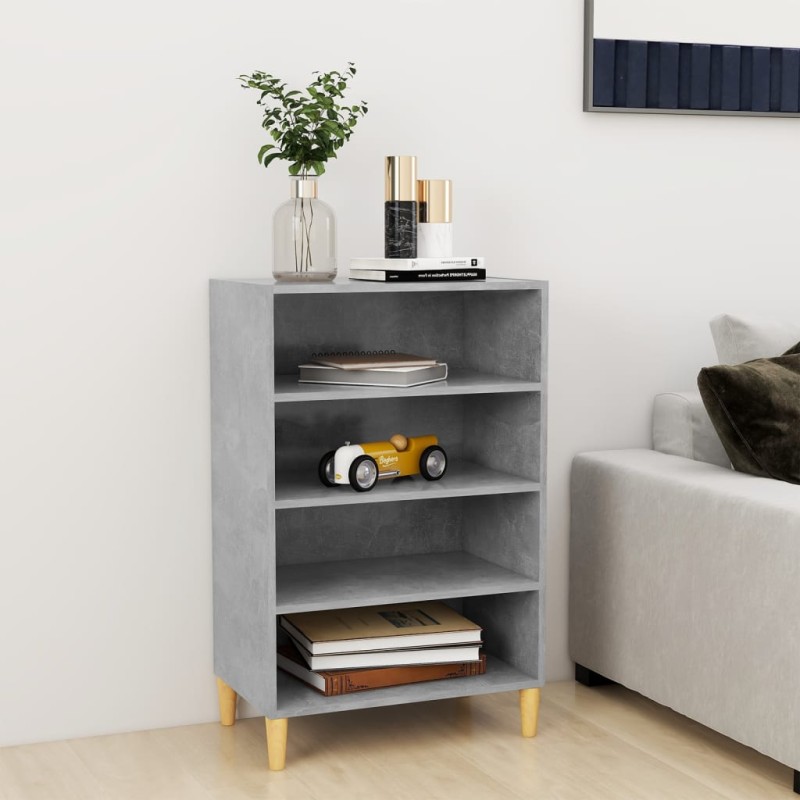 vidaXL Sideboard Betongrau 57x35x90 cm Holzwerkstoff vidaXL Sideboard Betongrau 57x35x90 cm Holzwerkstoff