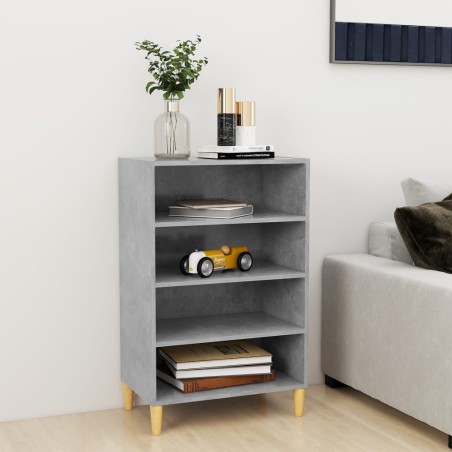 vidaXL Sideboard Betongrau 57x35x90 cm Holzwerkstoff
