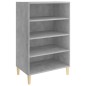 vidaXL Sideboard Betongrau 57x35x90 cm Holzwerkstoff vidaXL Sideboard Betongrau 57x35x90 cm Holzwerkstoff