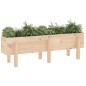 vidaXL Hochbeet 121x30x38 cm Massivholz Kiefer vidaXL Hochbeet 121x30x38 cm Massivholz Kiefer
