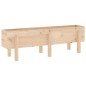 vidaXL Hochbeet 121x30x38 cm Massivholz Kiefer vidaXL Hochbeet 121x30x38 cm Massivholz Kiefer