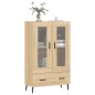 vidaXL Highboard Sonoma-Eiche 69,5x31x115 cm Holzwerkstoff vidaXL Highboard Sonoma-Eiche 69,5x31x115 cm Holzwerkstoff