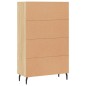 vidaXL Highboard Sonoma-Eiche 69,5x31x115 cm Holzwerkstoff vidaXL Highboard Sonoma-Eiche 69,5x31x115 cm Holzwerkstoff